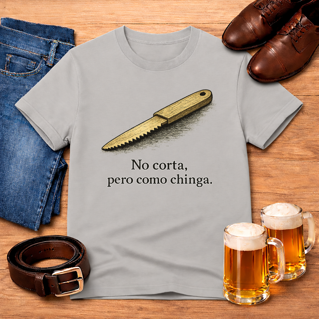 No corta pero como chinga. Tee