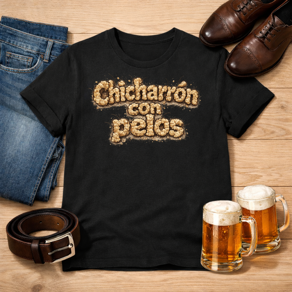 Chicharrón con pelos Tee