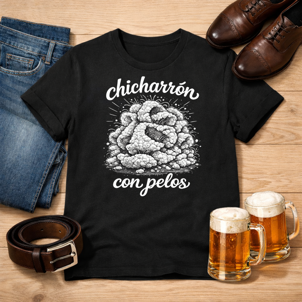 Chicharrón con pelos - Tee