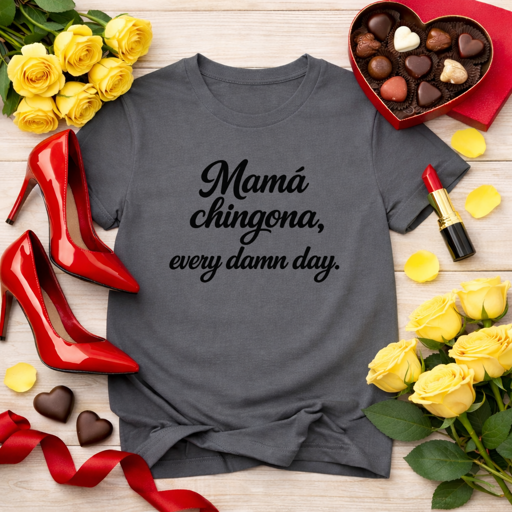 Mamá chingona, every damn day - jefa tee