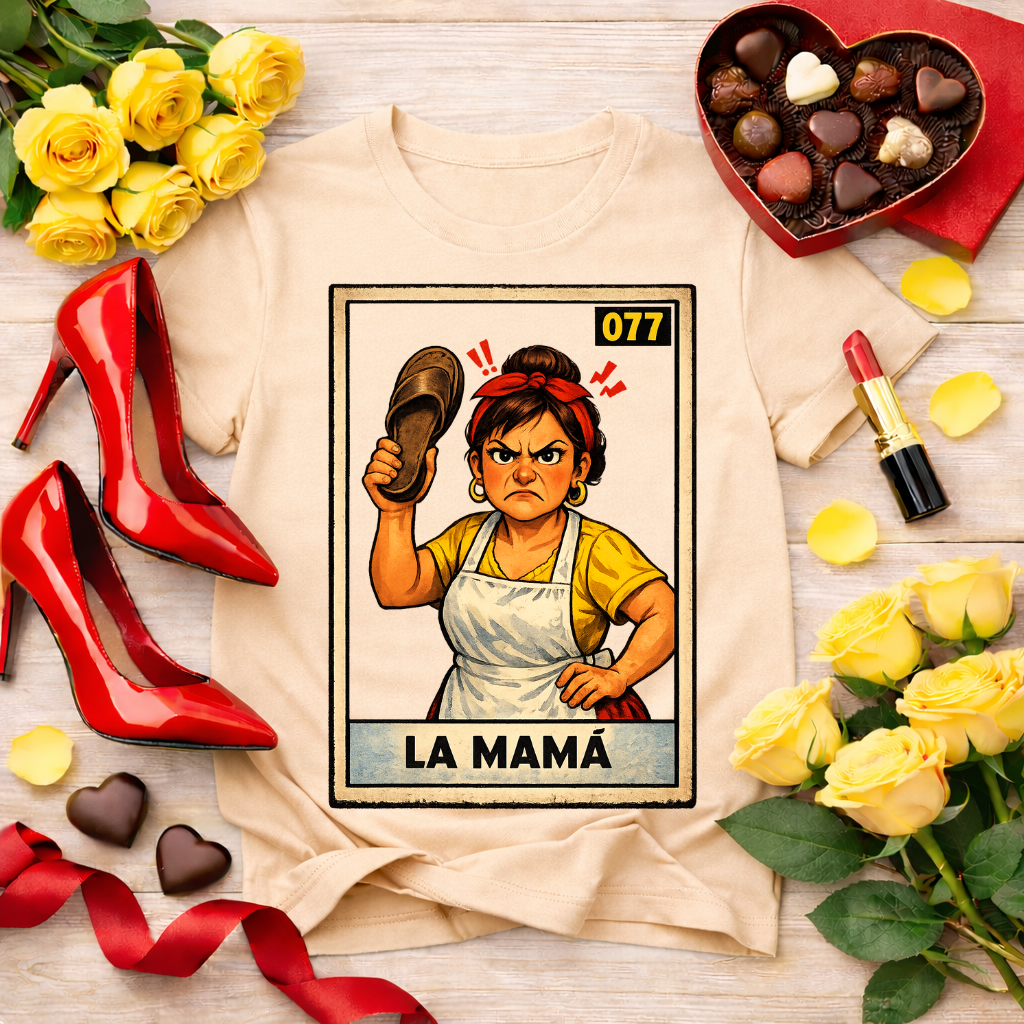 La mamá, lotería - jefa tee