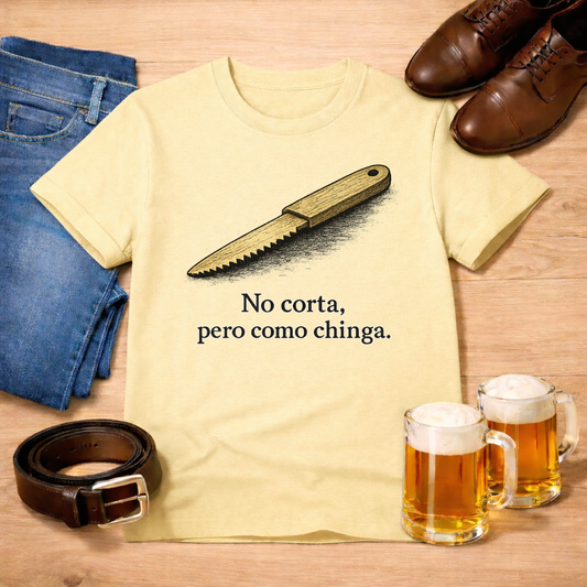 No corta pero como chinga. Tee