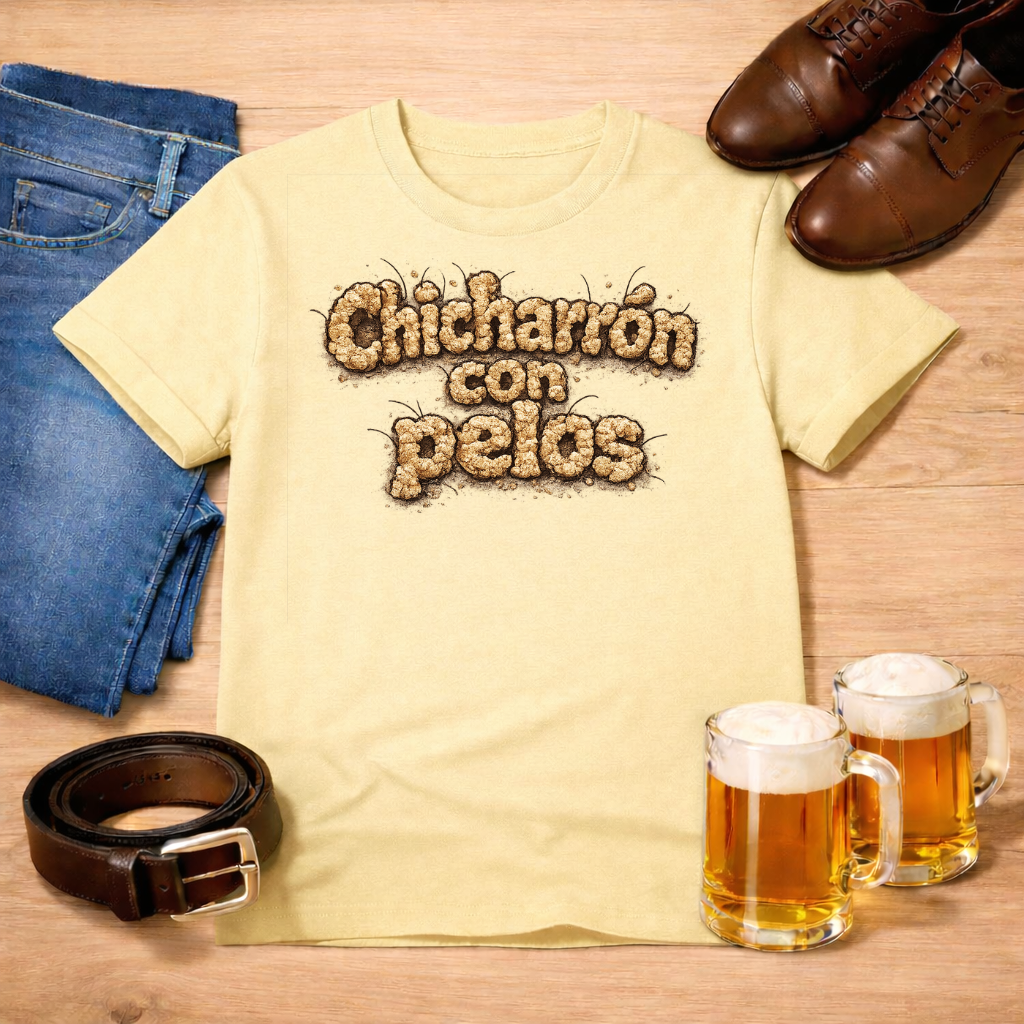 Chicharrón con pelos Tee