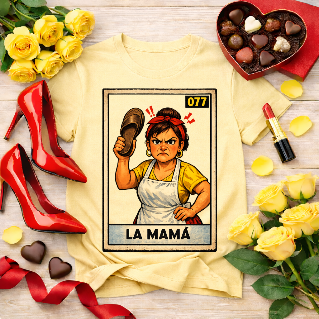 La mamá, lotería - jefa tee